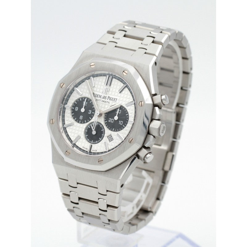 AUDEMARS PIGUET ROYAL OAK CHRONOGRAPH 41MM WHITE DIAL