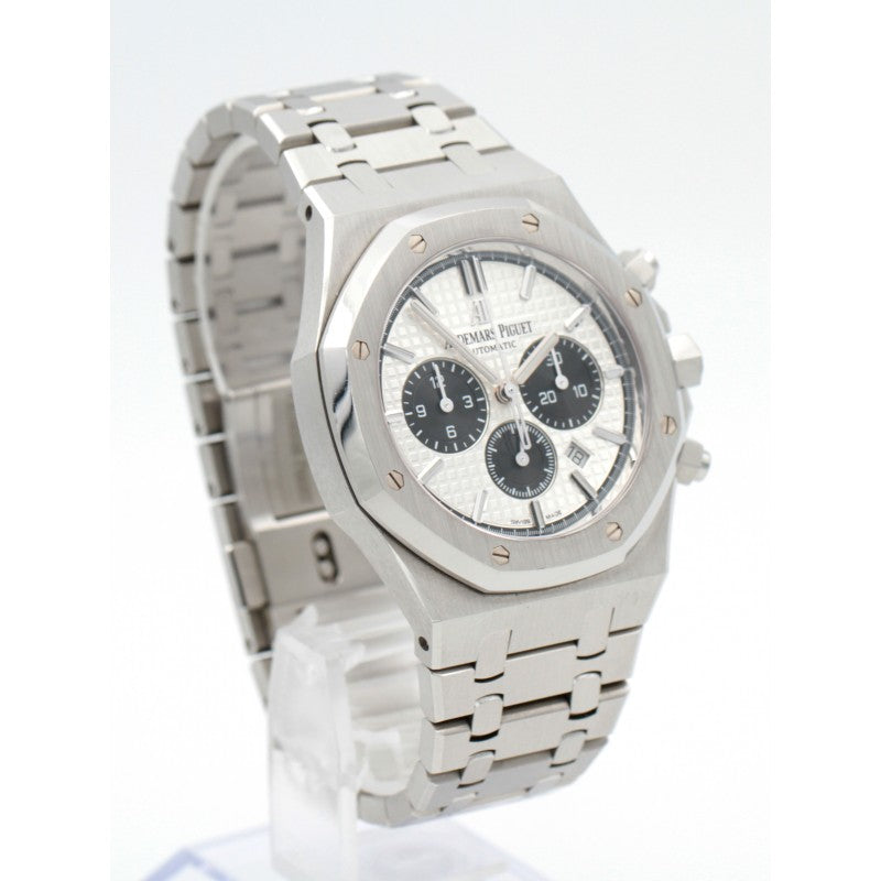 AUDEMARS PIGUET ROYAL OAK CHRONOGRAPH 41MM WHITE DIAL