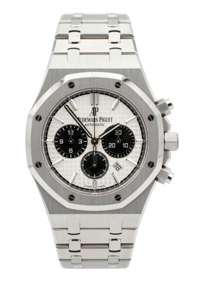 AUDEMARS PIGUET ROYAL OAK CHRONOGRAPH 41MM WHITE DIAL